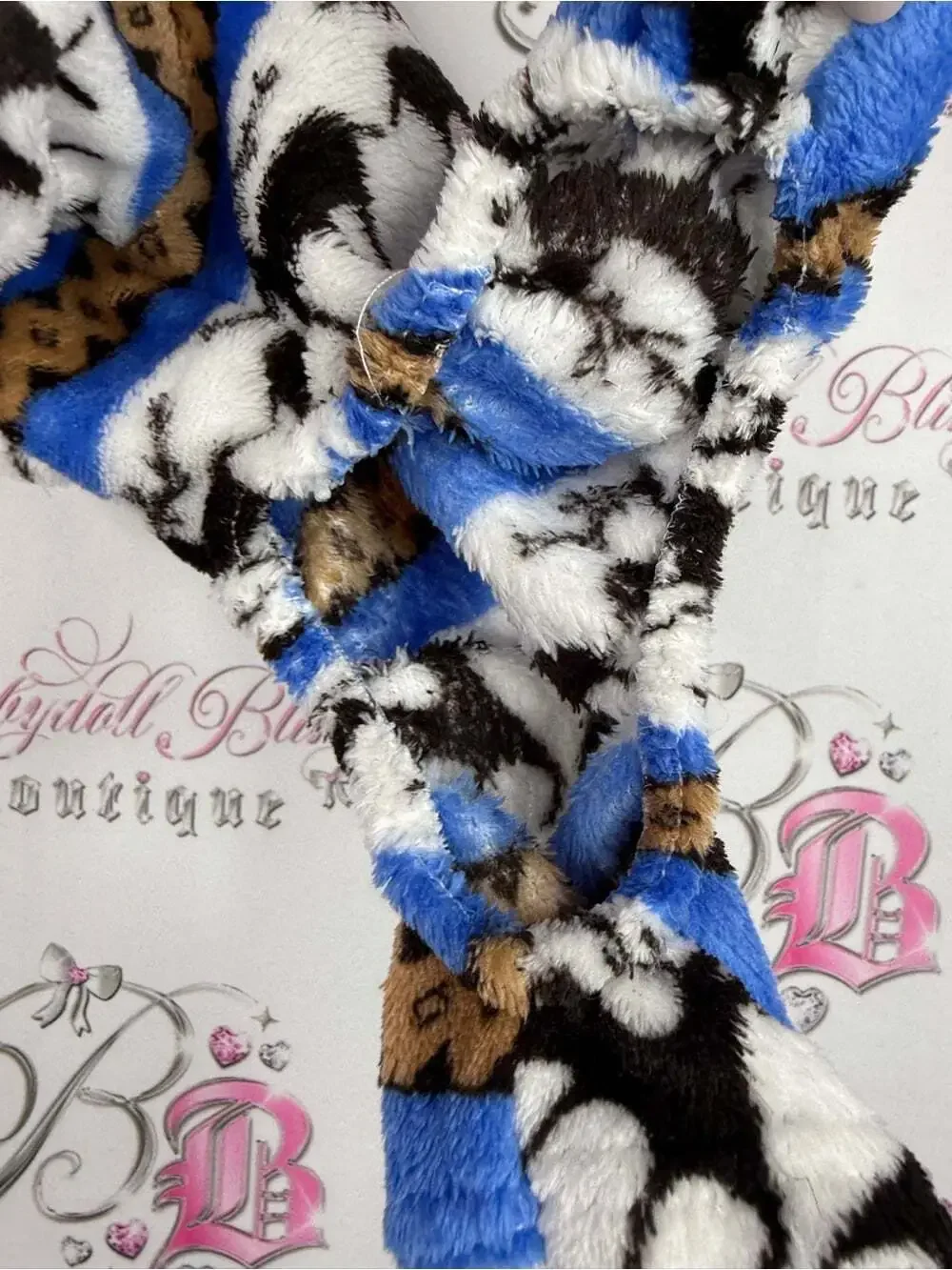 Sweater for animal Cozy Plush Dog Hoodie Reindeer Pattern - Blue, White, Brown